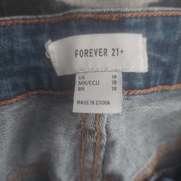 Forever 21 Blue skinny‎ Jeans size 18 - Picture 2 of 3